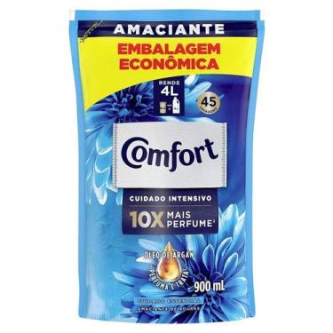 Imagem de Amaciante Refil Intensivo Azul 900 Ml - COMFORT, Óleo de Argan, 900ml