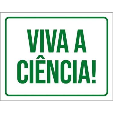 Imagem de Kit 5 Placas Verde Viva A Ciência 36X46