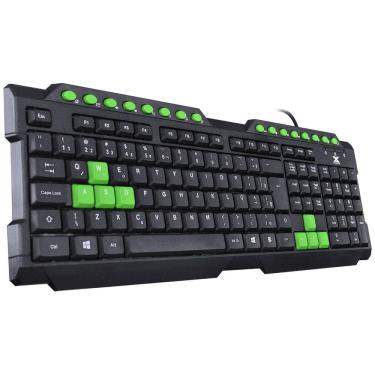 Imagem de Teclado Usb Gamer Vx Gaming Dragon V2 Abnt2 1.8M Preto Com
