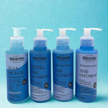 Imagem de Kit Tratamento Facial Skin Care Pré & Pós Make Anti Olesidade- Limpeza