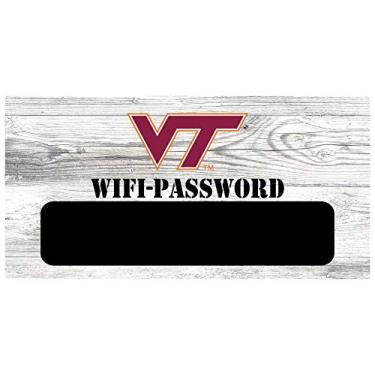 Imagem de Fan Creations Placa de senha NCAA Virginia Tech Hokies unissex Virginia Tech University WiFi, cor da equipe, 15 x 12