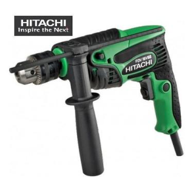 Imagem de Furadeira de Impacto 1/2 13mm 550W HITACHI com maleta, Preto, Verde, 1