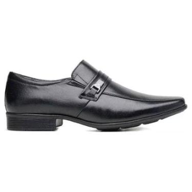 Imagem de Sapato Social Jota Pe Air Bag Couro 77505 Masculino Preto-Masculino