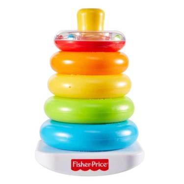Imagem de Pirâmide de Argolas Coloridas Fisher-Price Brinquedo para Bebês