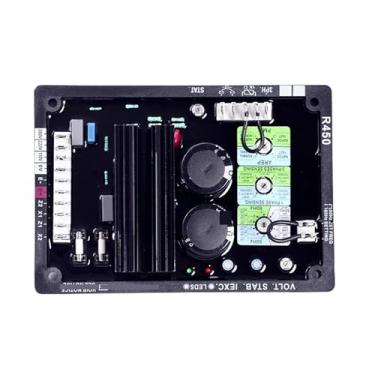 Imagem de 1 peça de gerador automático de regulação de tensão R450 AVR peças sobressalentes para gerador a diesel sem escovas e estabilizador trifásico (R450 original)