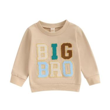Imagem de Moletom TwoPumpkin Toddler Baby Boy Big Brother 18-24M