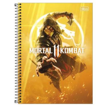 Imagem de Caderno Universitário Tilibra Espiral 80Fls Mortal Kombat