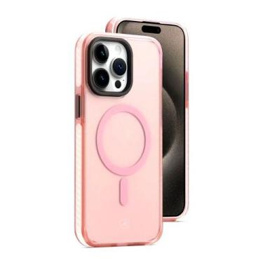 Imagem de Capa case capinha MagSafe Pro para iPhone 15 Pro Max - Rosa - Gshield