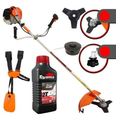 Imagem de Roçadeira Vulcan VR620H À Gasolina Motor 2 Tempos 62cc 3HP de Potência