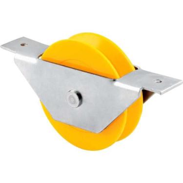 Imagem de Roldana Para Portão 3 Tipo V Em Nylon Caixa Aberta Vonder