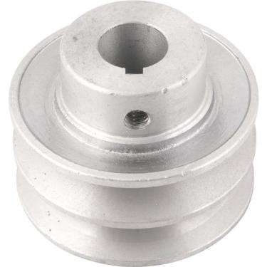 Imagem de Polia Alumínio 2 Canais Perfil A 70mm Com Furo 3-4" Vonder