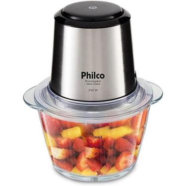 Imagem de Mini Processador Philco Inox Vidro 1.2L 350W 220V