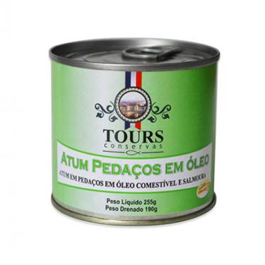 Imagem de Atum Pedaços em Óleo Tours 255g