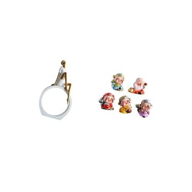 Imagem de Fenteer Elegantes Estatuetas de Resina de Leitoras E Deusas Da Fortuna, Escultura Abstrata de Mesa, Estante de Quarto, Peça Central, Decoração Versátil E Rica