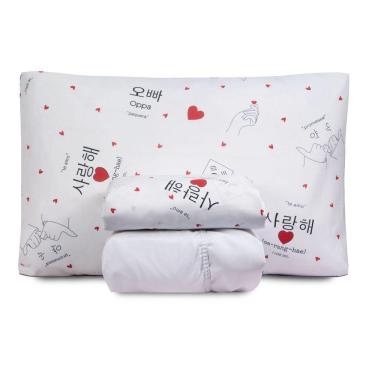 Imagem de Jogo De Lençol Solteiro Essencialle 150 Fios 3 Peças - Dorameira