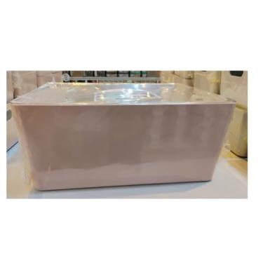 Imagem de Caixa Organizadora Multiuso 12,3L Empilhável com Tampa Transparente – Grande, Resistente e Ideal para Roupas, Brinquedos e Utensílios(1 Caixa 12,3 L/Salmão)