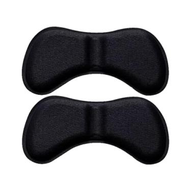 Imagem de Protetores Macios Para Calcanhar 1 Par (Preto, Alto)