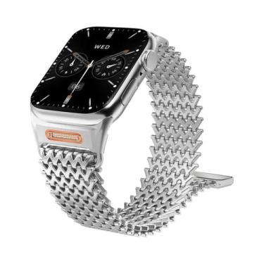 Imagem de Pulseira Magnética De Aço Inoxidável Milanesa De 49mm 46mm 45mm 44mm P