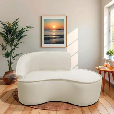 Imagem de Divã Recamier Curvo Sala de Estar Recepção Marrocos 160cm Lado Direito