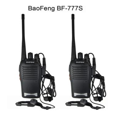 Imagem de Kit 2 Radio Walk Talk Comunicador 16 Ch 12km Baofeng 777s