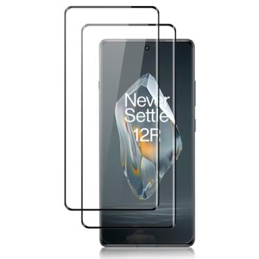 Imagem de CeiLarv 2 películas protetoras de tela para OnePlus 12R vidro temperado [desbloqueio de impressão digital] [anti-arranhões] [dureza 9H] [HD] [sem bolhas] película protetora para OnePlus 12R 5G