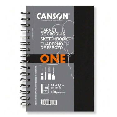 Imagem de Caderno Sketchbook Espiral One 80 Folhas - Canson