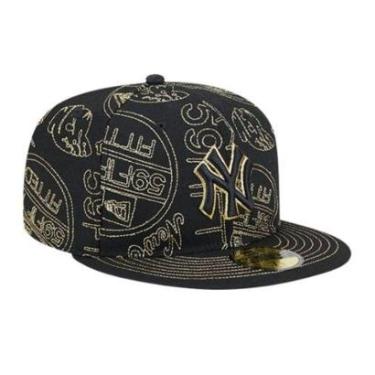 Imagem de Boné Snapback MLB NY Yankees 59FIFTY Day Allovert-New Era Cor:;Tamanho:58,7cm (7 3/8);genero:Unissex-Unissex