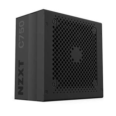 Imagem de NZXT C750 - NP-C750M - PSU de 750 watts - Certificação 80+ Gold - Controle híbrido silencioso do ventilador - Rolamentos dinâmicos de fluido - Design modular - Cabos com mangas - Fonte de alimentação ATX Gaming - Garantia de 10 anos
