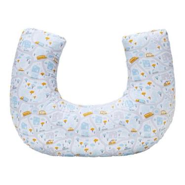 Imagem de Almofada de Amamentação Estampada 100% Algodão Com Zíper - 004 MARKETP