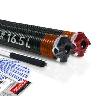 Imagem de Conjunto de 2 molas de torção para porta de garagem KaiMindogz com ace