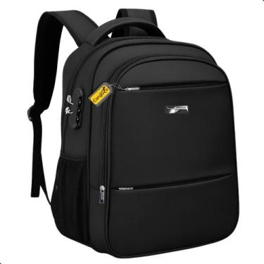 Imagem de Mochila Bolsa Notebook Masculina Feminina Reforçada com Cadeado Ideal 