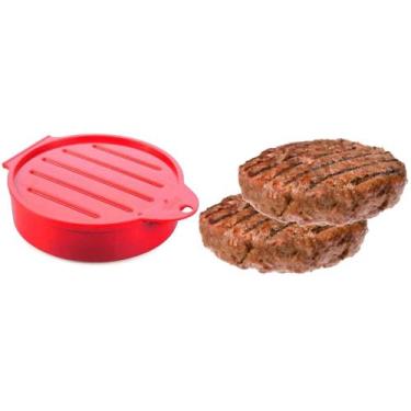 Imagem de Forminha de Hambúrguer Modela em 150g e 250g e Recheia Profissional - 