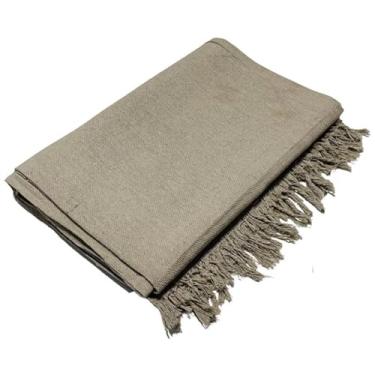 Imagem de Manta Para Sofá de Cama Solteiro 210x120 cm – Protetora e Decorativa em Algodão Toque de Luxo e Sofisticação (Bege)