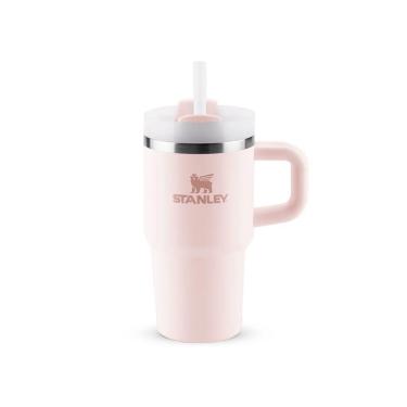 Imagem de Copo Quencher Stanley Com Canudo Com Alça 591ml Rose Quartz
