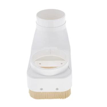 Imagem de Almencla Limpador de capa de sapata branca bege eixo poeira para roteadores CNC acessórios de fresadora para gravação, para eixo de 80 mm