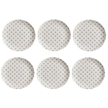 Imagem de Conjunto De Pratos Rasos 06 Peças Coup Grêta Porto Brasil