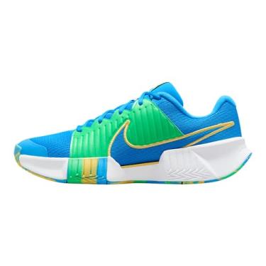 Imagem de Nike Zoom Challenge Tênis masculino Pickleball (Herói Azul/Verde Choque/Branco/Azul Hero), Herói azul/choque verde/branco/herói azul, 44
