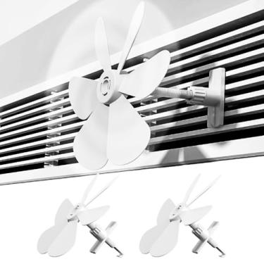 Imagem de SOUTH SILK Defletor de ar universal AC para ar condicionado central, defletor de teto de ar condicionado, defletor de ventilador de teto, defletor de ar para todas as aberturas de teto (redondo