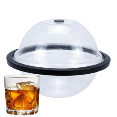 Imagem de Molde de bloco de gelo para banho, molde de bola de banho de gelo para banheira, tamanho grande, para coleta de piquenique, congelador, bebidas, solução de resfriamento à prova de vazamento para