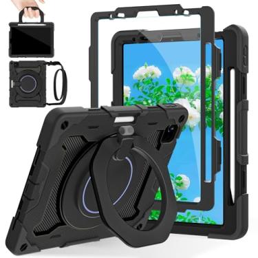 Imagem de ROISKIN Capa para iPad Pro 11 4ª 3ª 2ª geração (2022.2021.2020.2018) com protetor de tela para crianças [proteção contra quedas de 4,6 m] iPad Air 5ª geração 2022/4ª geração 2020 10,9 polegadas com