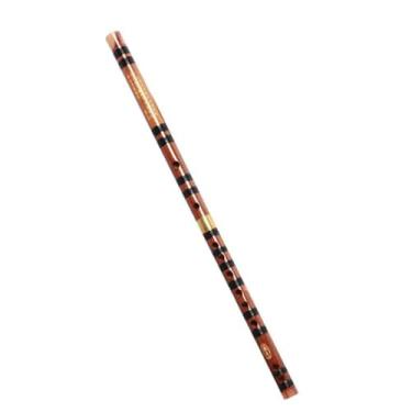Imagem de Flauta de bambu de madeira chinesa tradicional portátil leve durável profissional de longo prazo tom de orifício de som preciso