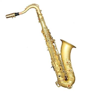 Imagem de Instrumento profissional de saxofone tenor com gravação à mão com estojo e bocal