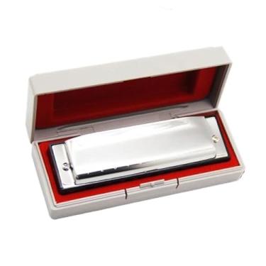 Imagem de Gaita diatônica profissional de 10 furos Blues para iniciantes