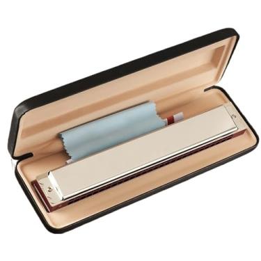 Imagem de Gaita profissional 28 furos acentuados polifônicos C A B D E F G Tune Professional Harmonica (Tipo 5)