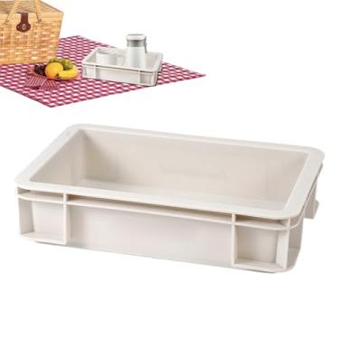 Imagem de Caixas De Armazenamento, Organizador Resistente Empilhável E Economizador De Espaço, Caixa Organizadora De Ferramentas Para Camping, Para Garagem Armário Porão Casa Escritório Exterior Camping