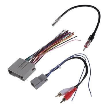 Imagem de A ABSOPRO Cablagem de rádio estéreo CD Player com plugue adaptador RCA 25 pinos chicote de fios para Mercury 2006-2009