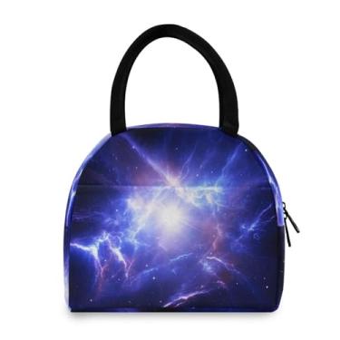 Imagem de GakkiGii Lancheira térmica Universe, lancheira reutilizável à prova de vazamento para mulheres e homens, lancheira térmica para trabalho e viagens