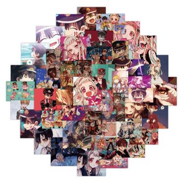 Imagem de Adesivos Hanakokuns Anime Toilet Bound 60 peças de PVC impermeável