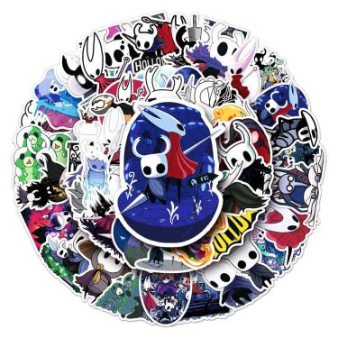 Imagem de Adesivos Hollows Knights Anime em vinil impermeável, 50 unidades/pacote