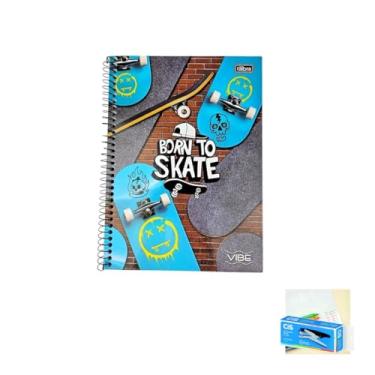 Imagem de Kit Escolar Caderno Universitário Tilibra 20 Matérias + Caneta Esferográfica Spiro 24 Unidades + Grampeador Alicate Cis